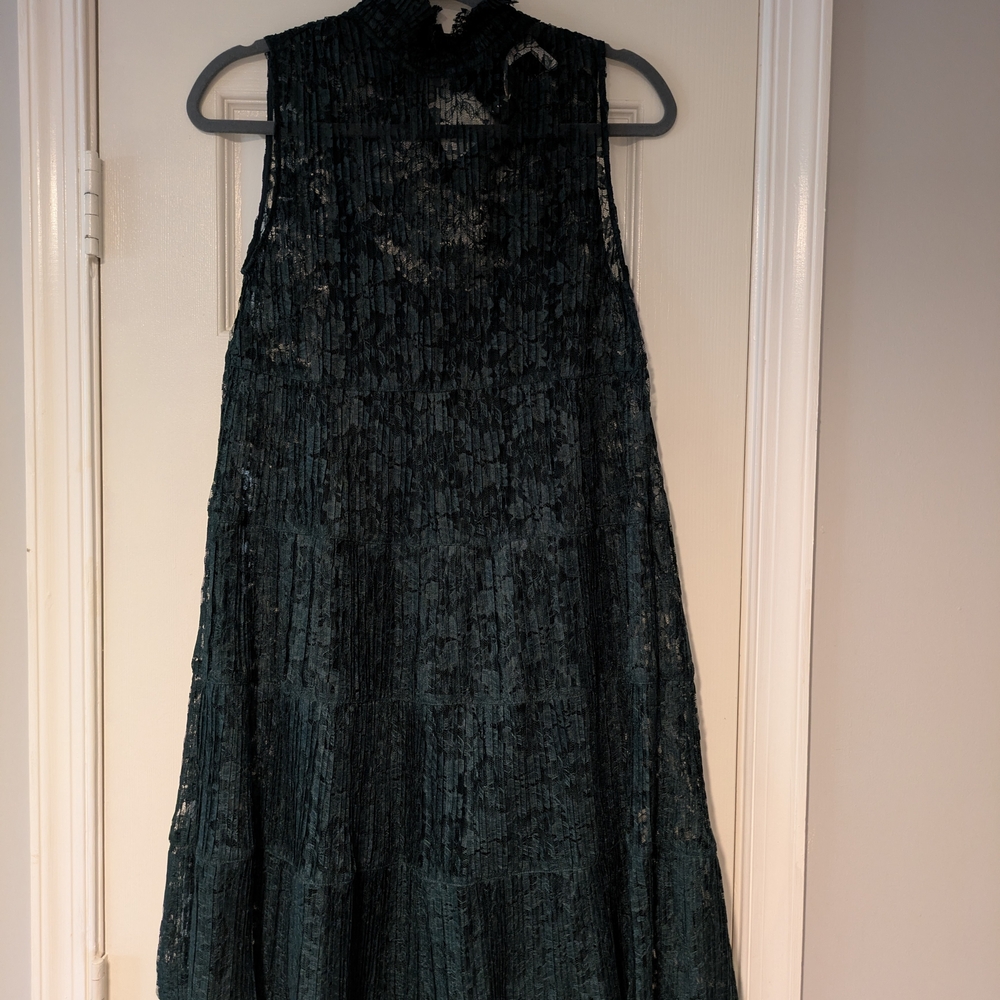 See by Chloe Dark Green Sleeveless Dress